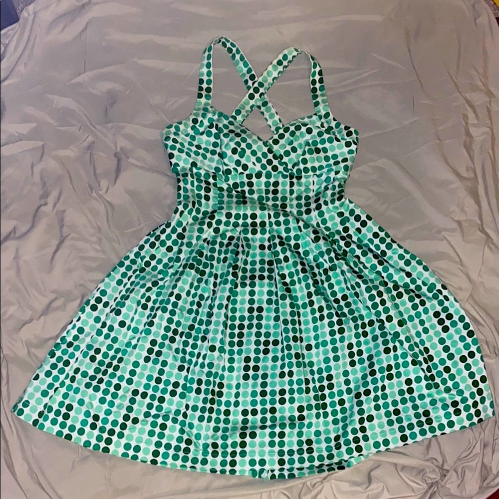 Calvin Klein Polka Dot Strappy Dress